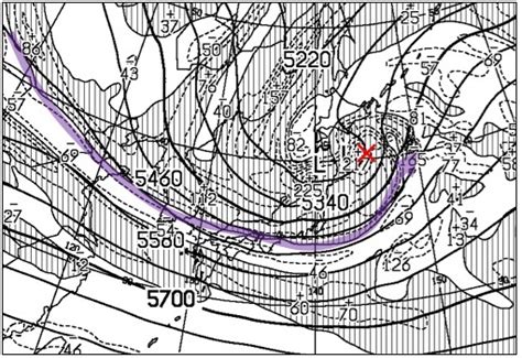 正東風|トラフと渦度の使い方 